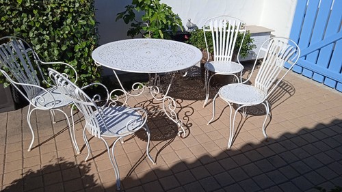 Salon jardin fer forgé - salon,
