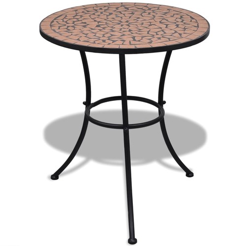Table mosaïque noir blanc - table, noir/blanc