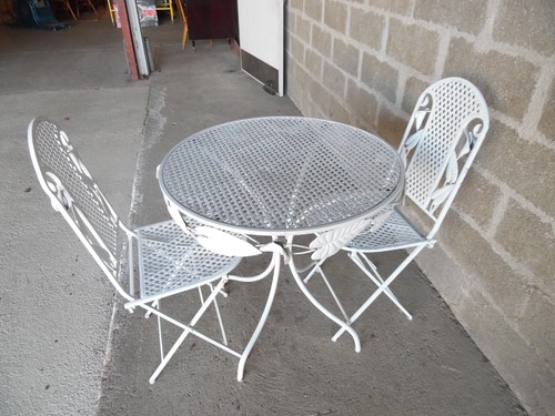 Salon jardin fer - de,