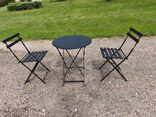Salon jardin fer - salon, repliable